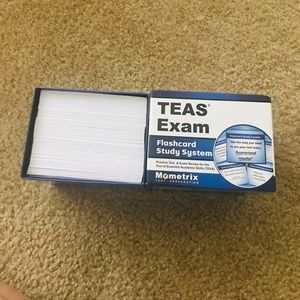 Teas exam flash cards study system